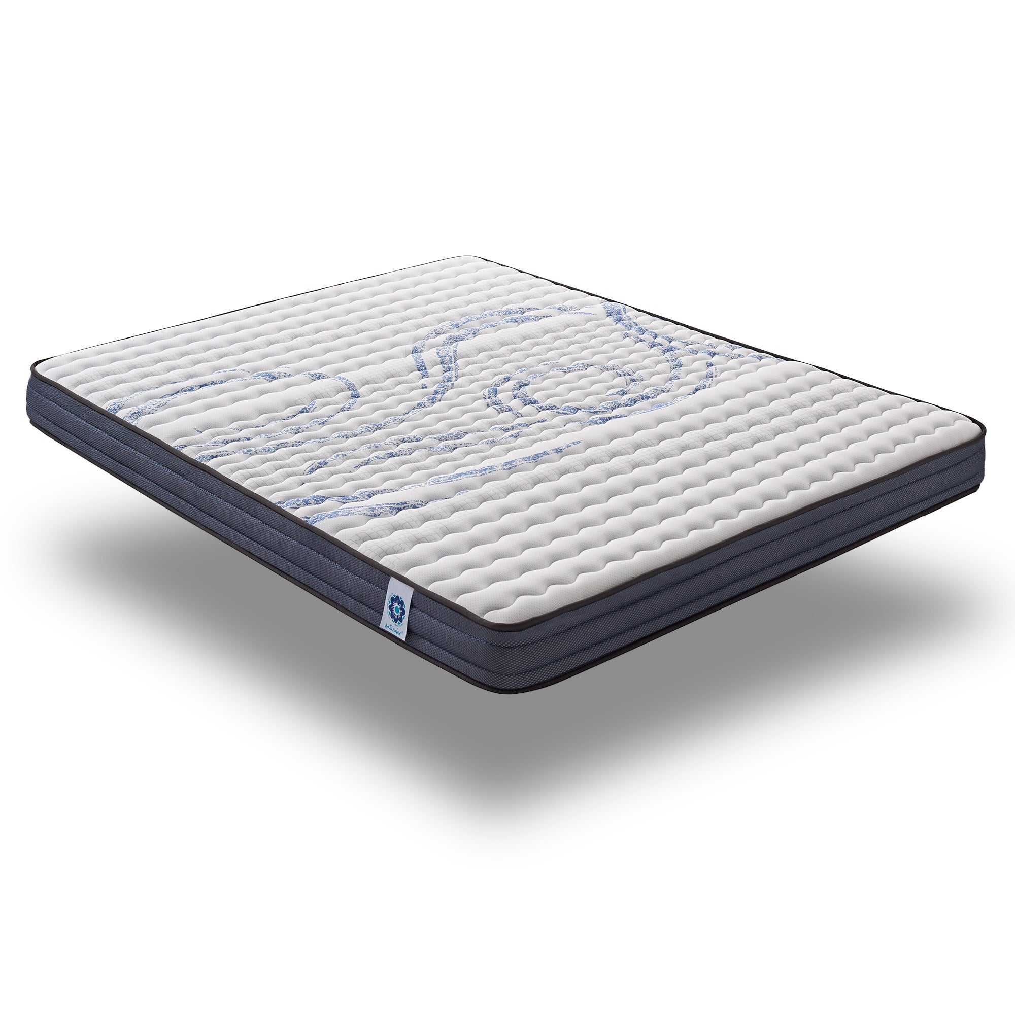 Matelas Perfectsleep 90x190 cm - Mousse à mémoire de forme HR - Blue Latex - Epaisseur 14 cm - 7 Zones - Respirant - Hypoallergénique - 7