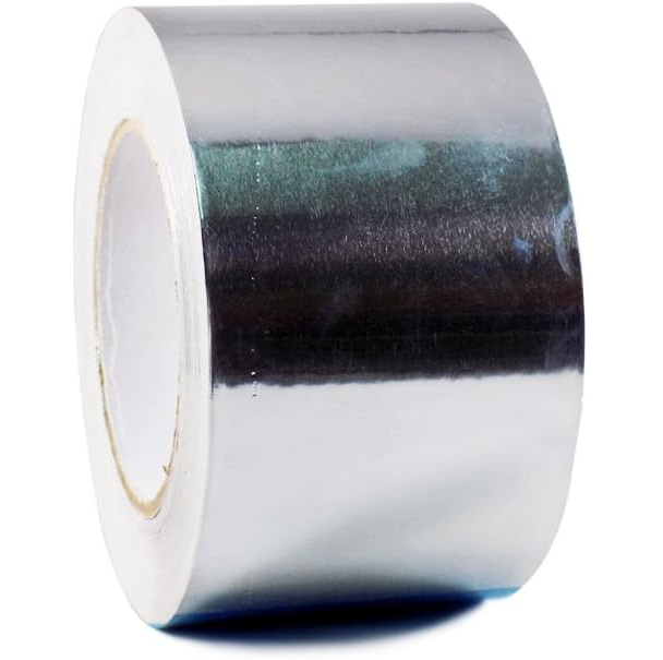 Taśma aluminiowa odporna na wysokie temperatury – idealna do naprawy rur itp. – 1 rolka 4,5 cm x 20 metrów