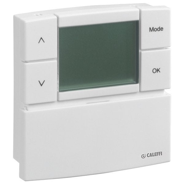 Termostato de ambiente digital con pantalla a pilas Caleffi 620300 ...