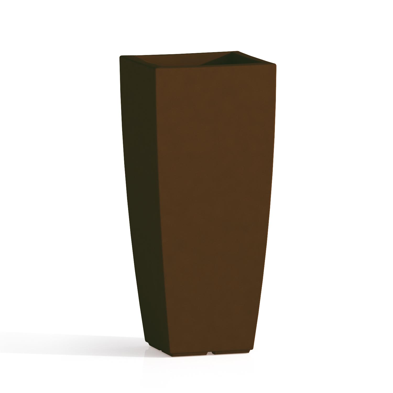 Pot de Fleurs Agave en Résine Carré 40x40 CM H90 Marron - 6