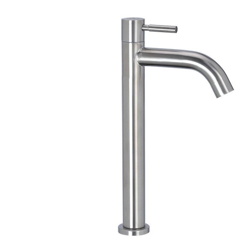 Miscelatore In Acciaio Inox Versione Alta Per Lavabo Senza Scarico Di Tubico Nil - Foto 4