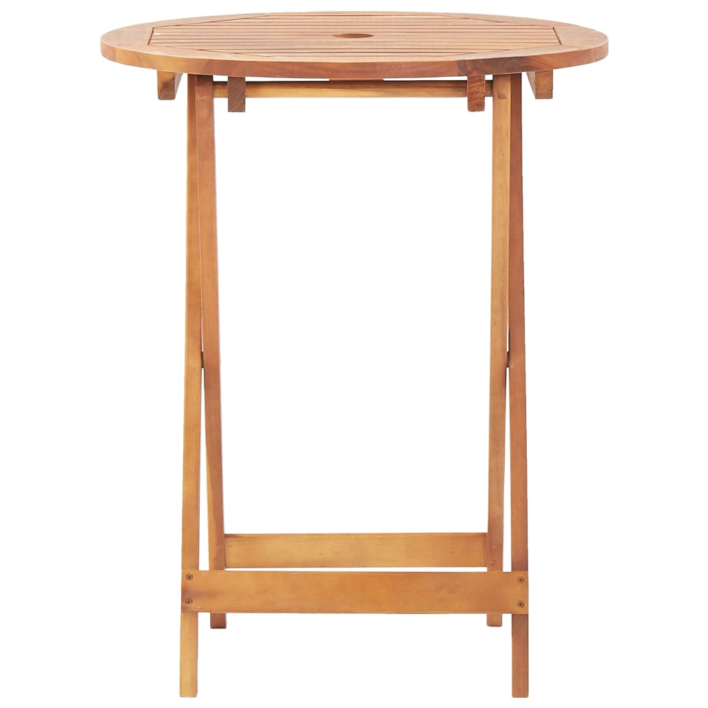 Table à manger de jardin rectangulaire en Bois Marron - 3