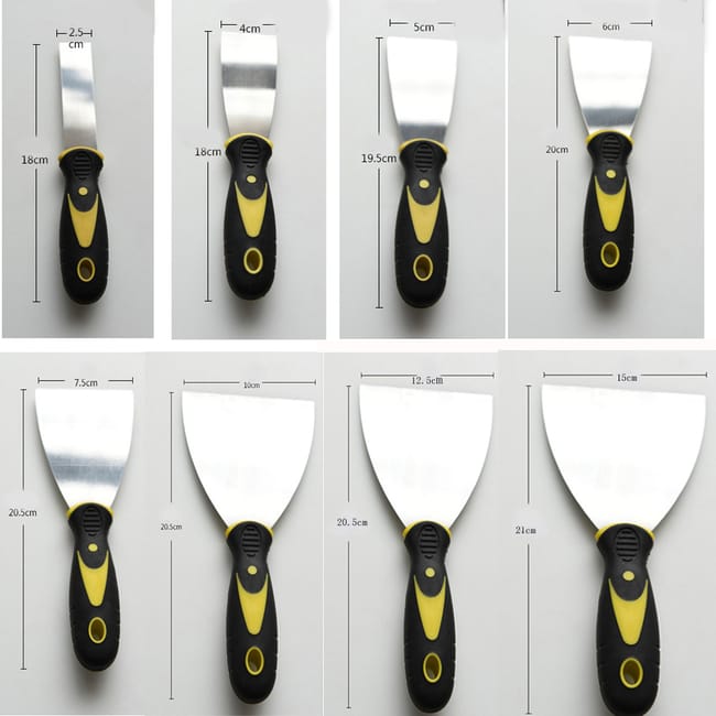 Umaki 15 Raschietti In Plastica, Set Di Spatole In Plastica, Raschietti Per Vernice, Applicatore Di Riempitivo, Spalmatrici Per Carrozzeria Auto - Foto 8