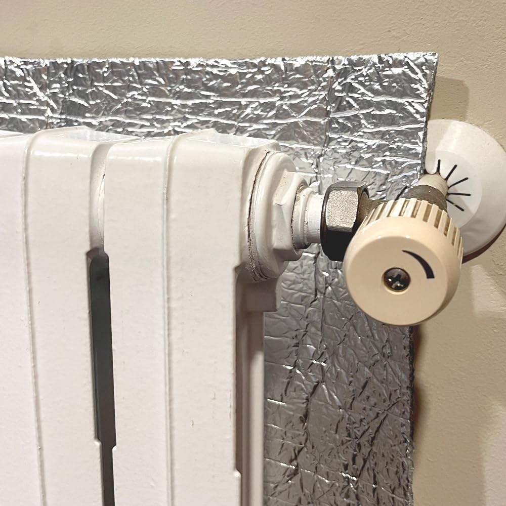 Isolation thermique 100% aluminium avec mousse (AU MÈTRE) Largeur 1,20 m - Pour maisons, caravanes, garages - 4