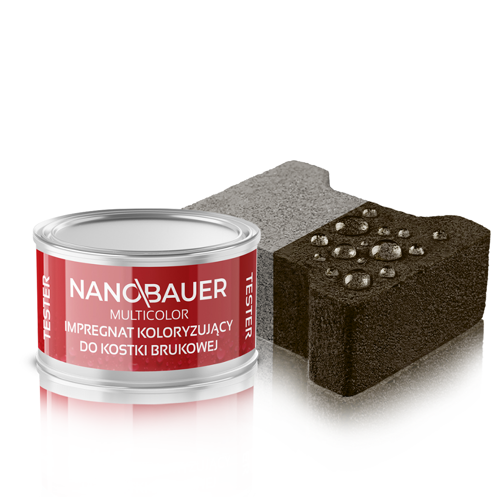 Impregnat Barwiący BRĄZOWY 8017 do kostki brukowej bruku betonu 100ml Próbka