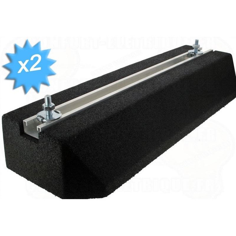 SUPPORT CLIM AU SOL RUBBER FOOT ANTI BRUIT 600 MM (MAX 500 KG) - 3