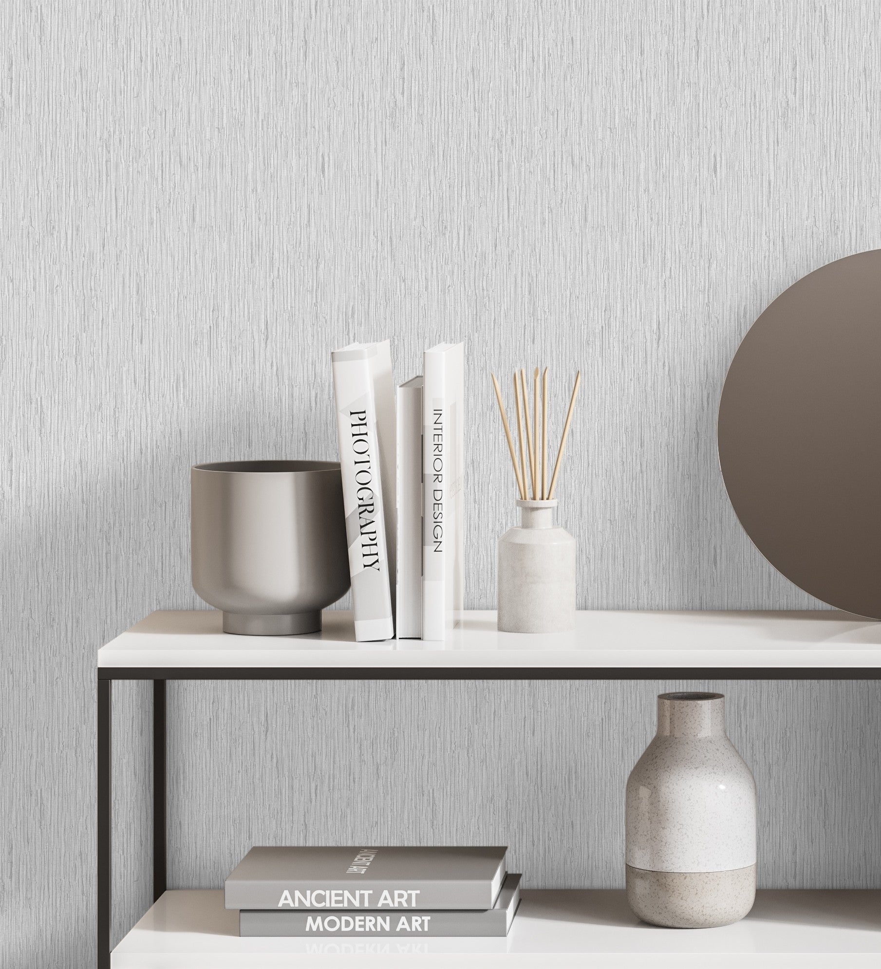 Papel pintado vinílico lavable textura en relieve - belice 680954 de gaulan - rollo de 10 m x 1,06 m