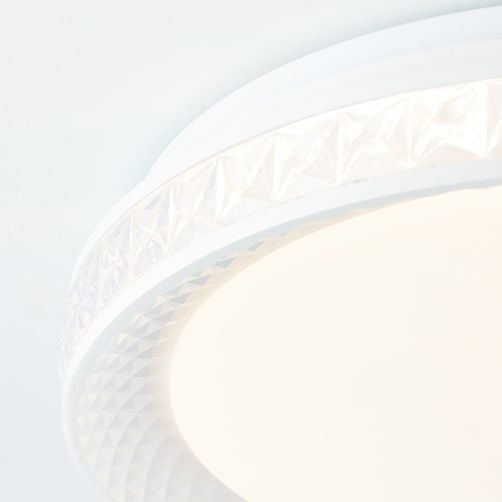 Brilliant Rhea LED lampa sufitowa 35x35cm czarny/drewno, drewno/metal/plastik, 1x zintegrowana dioda LED, 24W, (strumień świetlny: 2700lm, barwa świat - 4