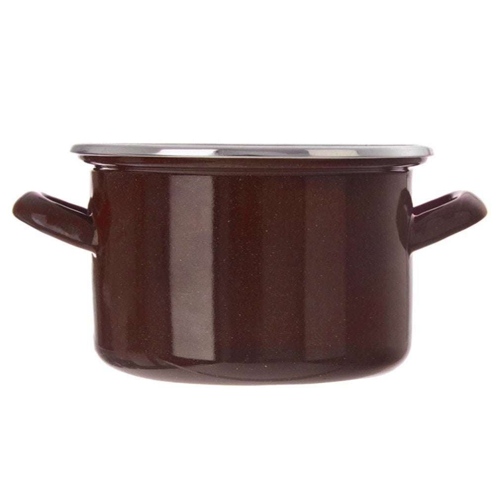 Garnek emaliowany BROWN 16 cm, 1,4 l - 3