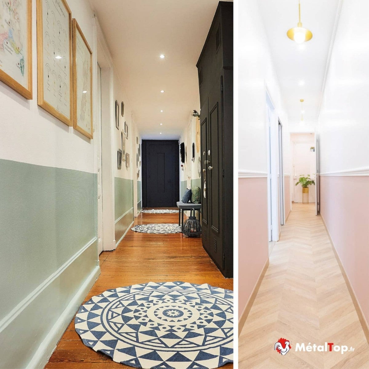 Peinture Couloir - Metaltop - Blanc de sécurité - RAL 9003 - Pot 5L - 6