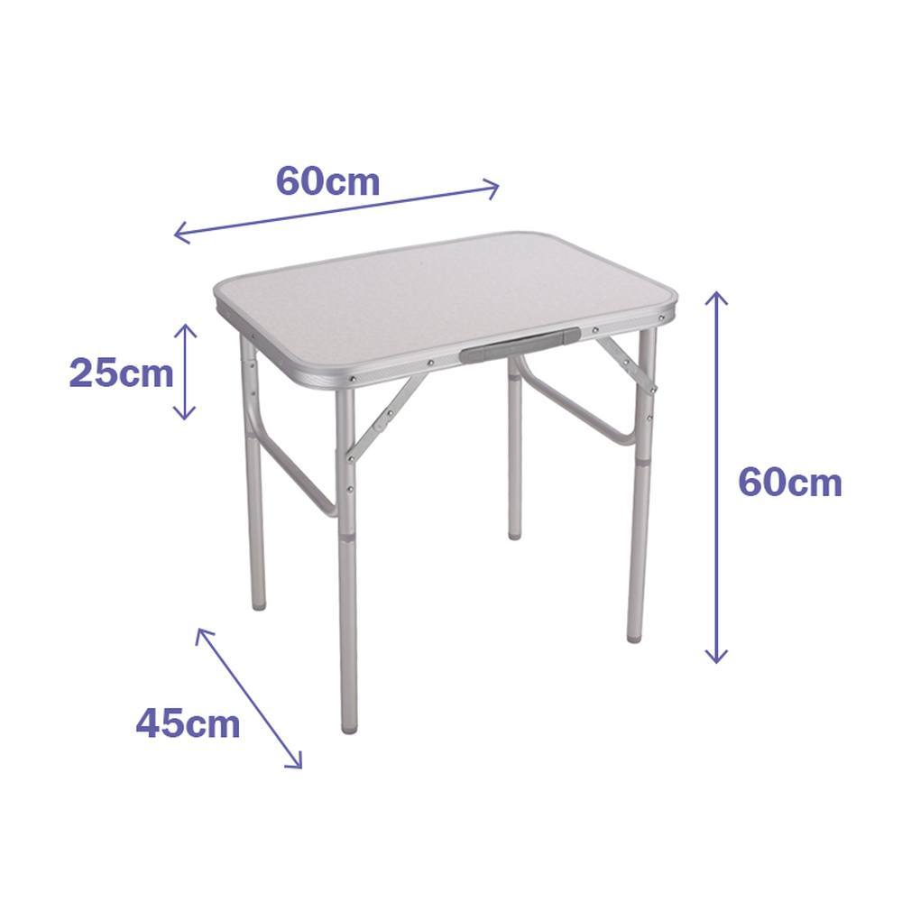Mesa Plegável de Alumínio Ajustável Marbueno para Camping - 4