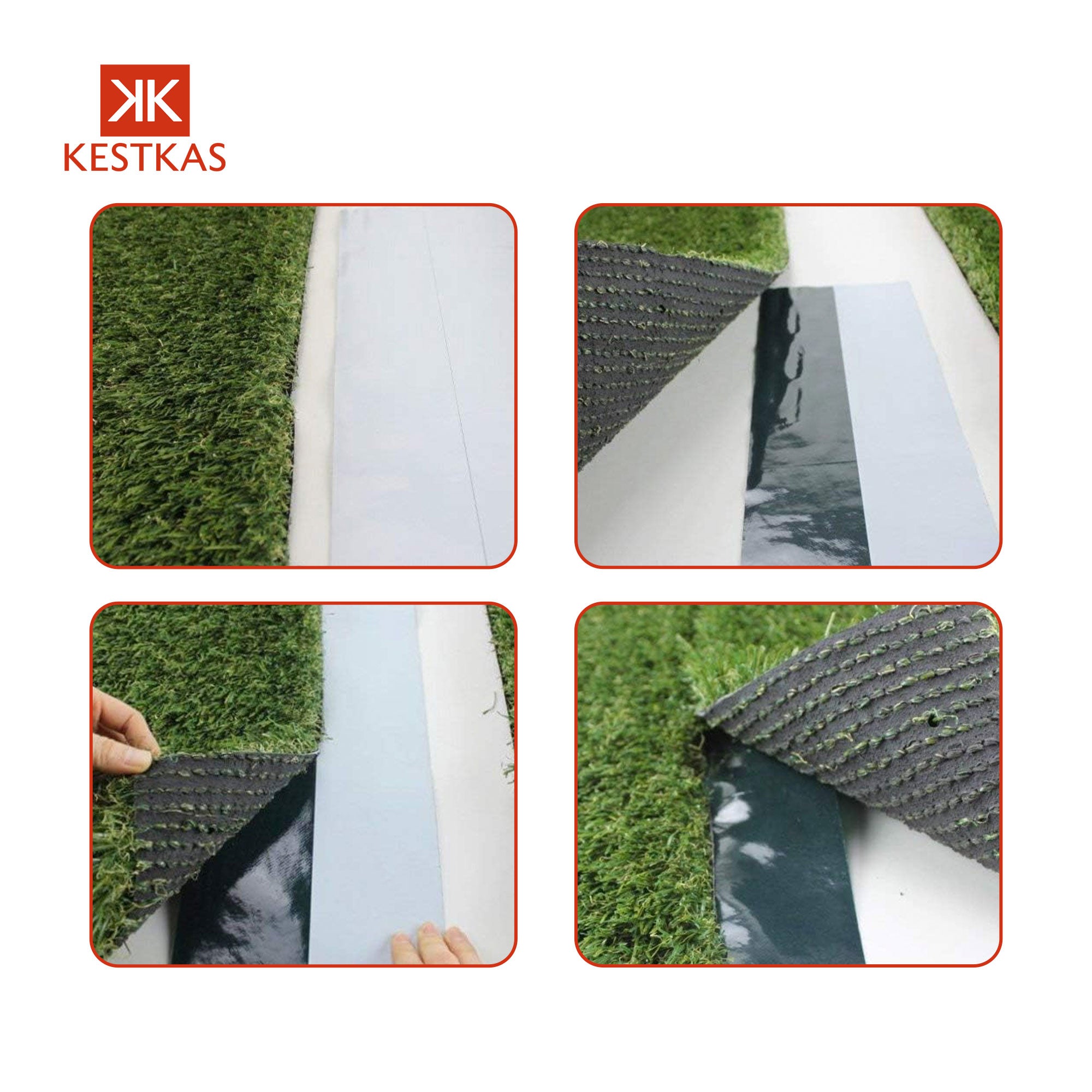 Fita de União AutoAdesiva 15 cm x 10 m para Grama Artificial - KESTKAS - Fita de junta autoadesiva para grama artificial - 4