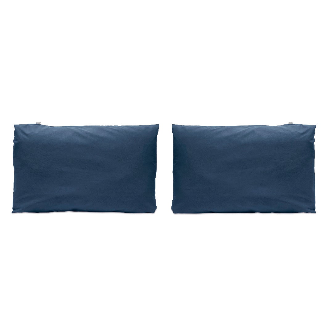 Lot De 2 Taies D'oreiller Pottery Barn Mimi Paisley 18x18 Pouces - Bleu - Neuf
