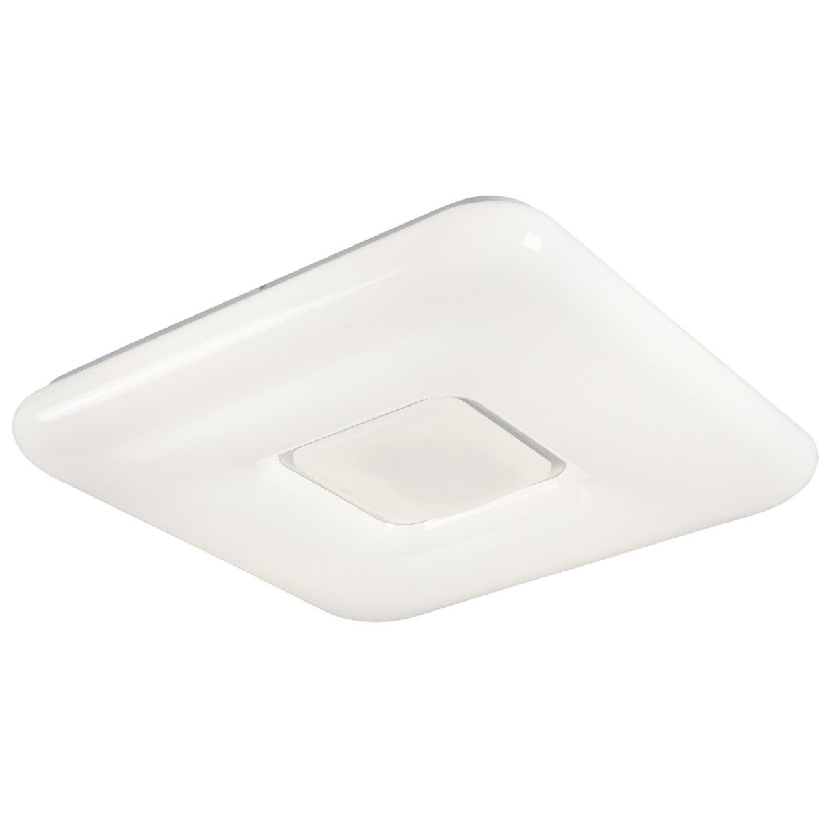 Plafon Lyra kwadratowy biały LED 72W 3000K-6500K 4320lm z pilotem wym: 7,5 x 44 cm IP20 tworzywo sztuczne Polux