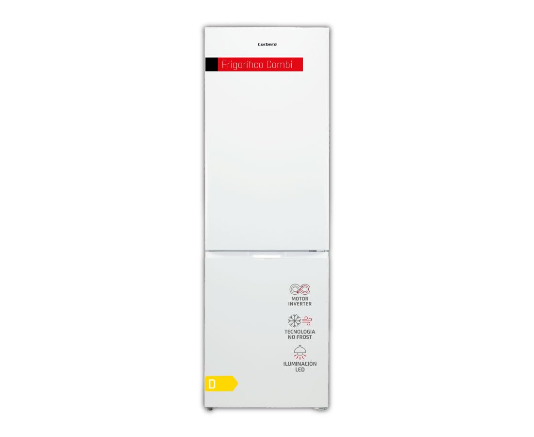 Corbero Blanco Frigorífico Combi Cch200533nfw 326L 201Cm D - Imagen 2