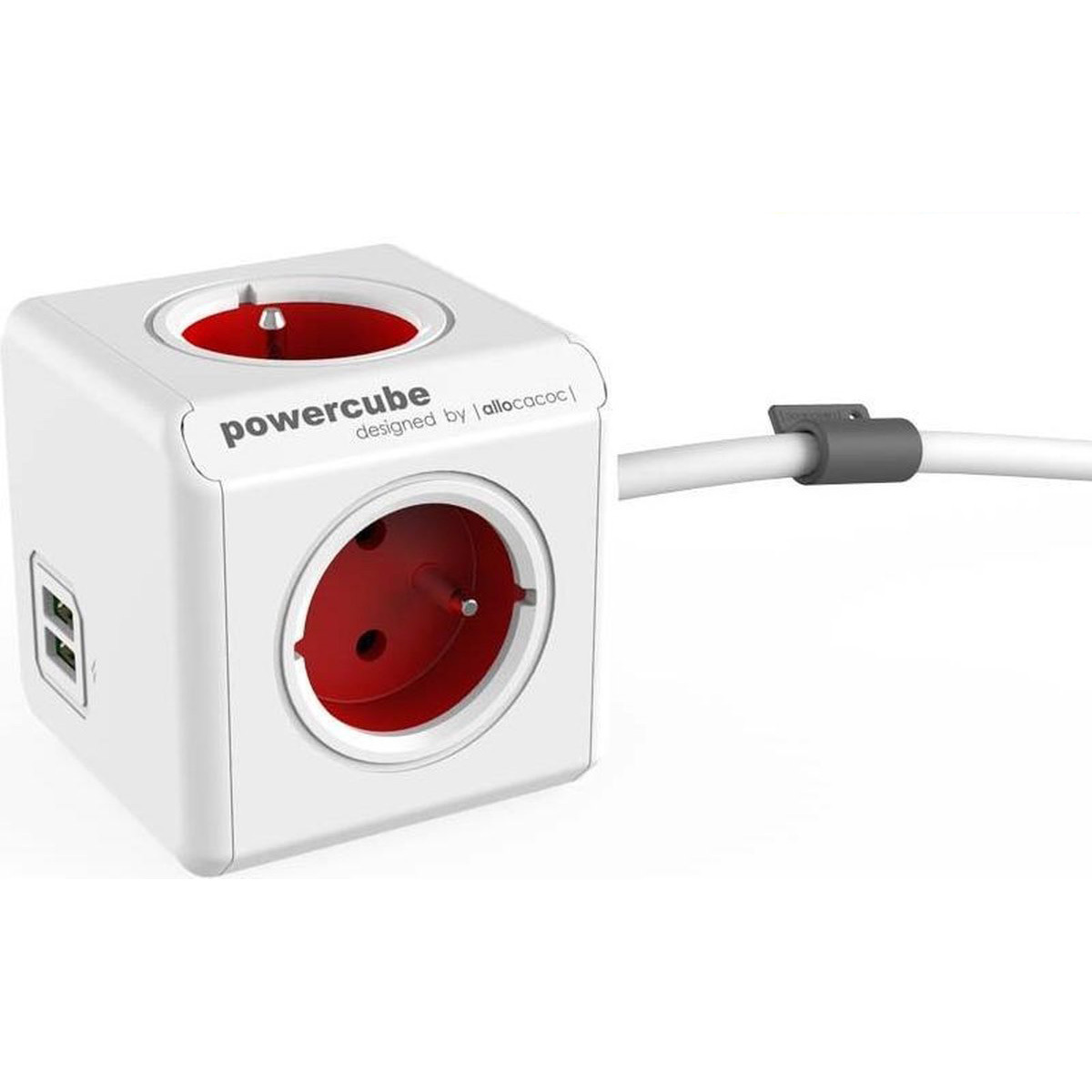 Allocacoc PowerCube Extended, regleta con regleta USB | Leroy Merlin