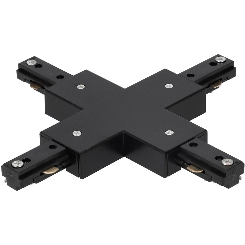 Łącznik X do szyny Edo Meva Pro X Connector Black, czarny EDO SOLUTIONS