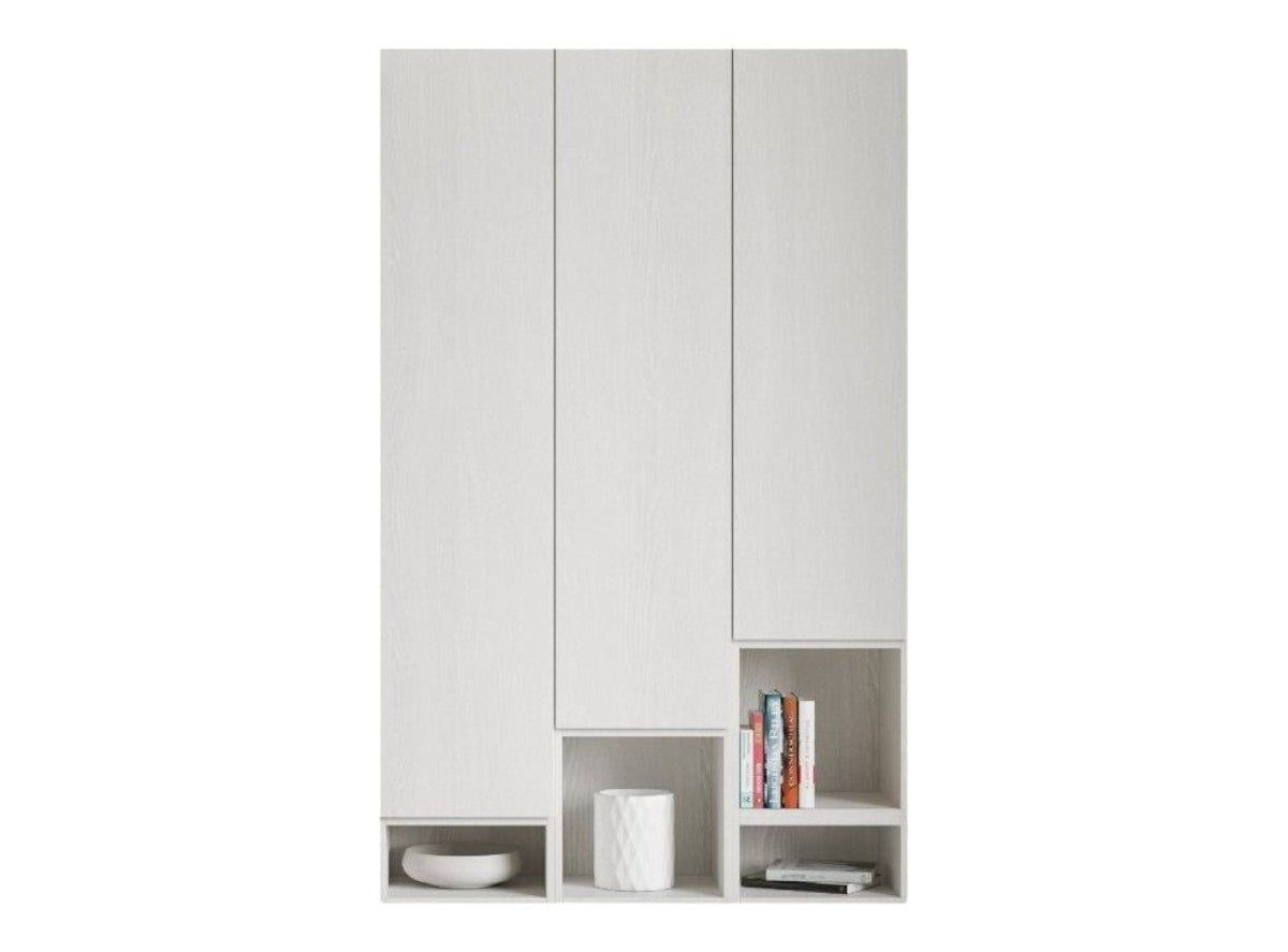 Habitdesign à Deux Portes coulissantes, Finition chêne canadienne, Dimensions : 100 cm (L) x 50