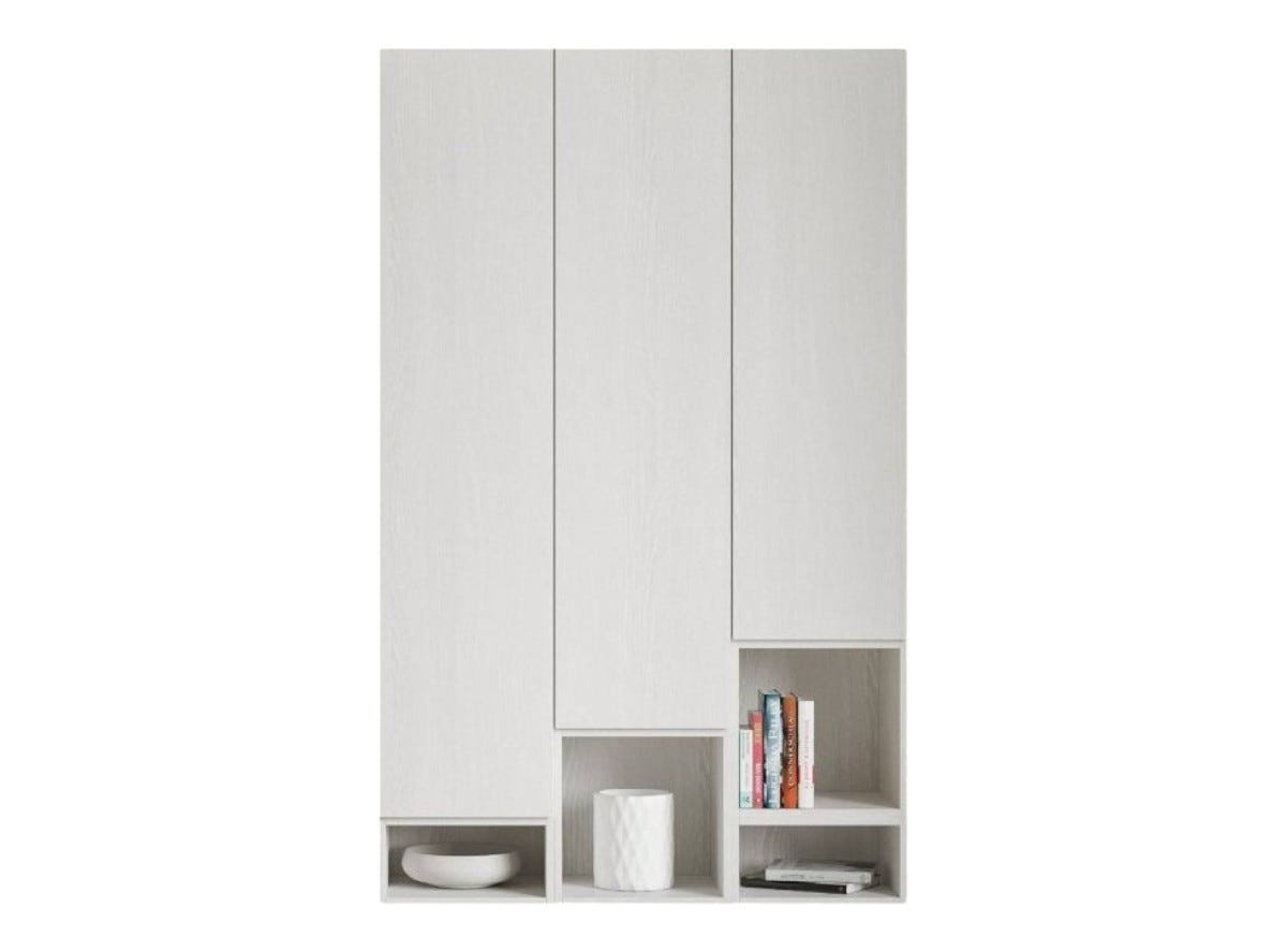 Habitdesign à Deux Portes coulissantes, Finition chêne canadienne, Dimensions : 100 cm (L) x 50 Habitdesign à Deux Portes coulissantes, Finition chêne canadienne, Dimensions : 100 cm (L) x 50