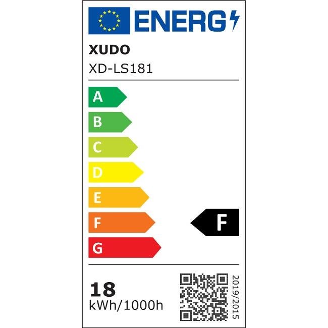 Panel LED 18W 22,5cm IP20 4000K neutralna biel 2w1 plafon sufitowy okrągły czarny XUDO - 8