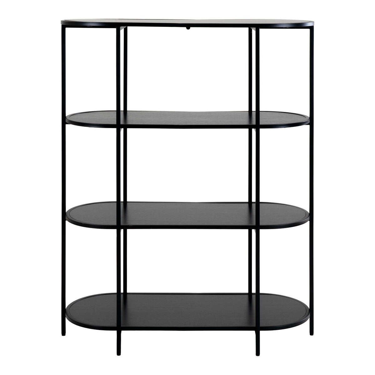 Regał Życie, Metal, Czarny, Seven Design