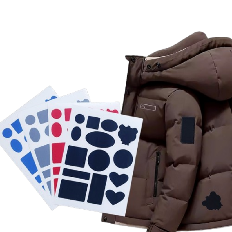 Patchs De Réparation Pour Doudoune | Prédécoupés Autocollants Doux