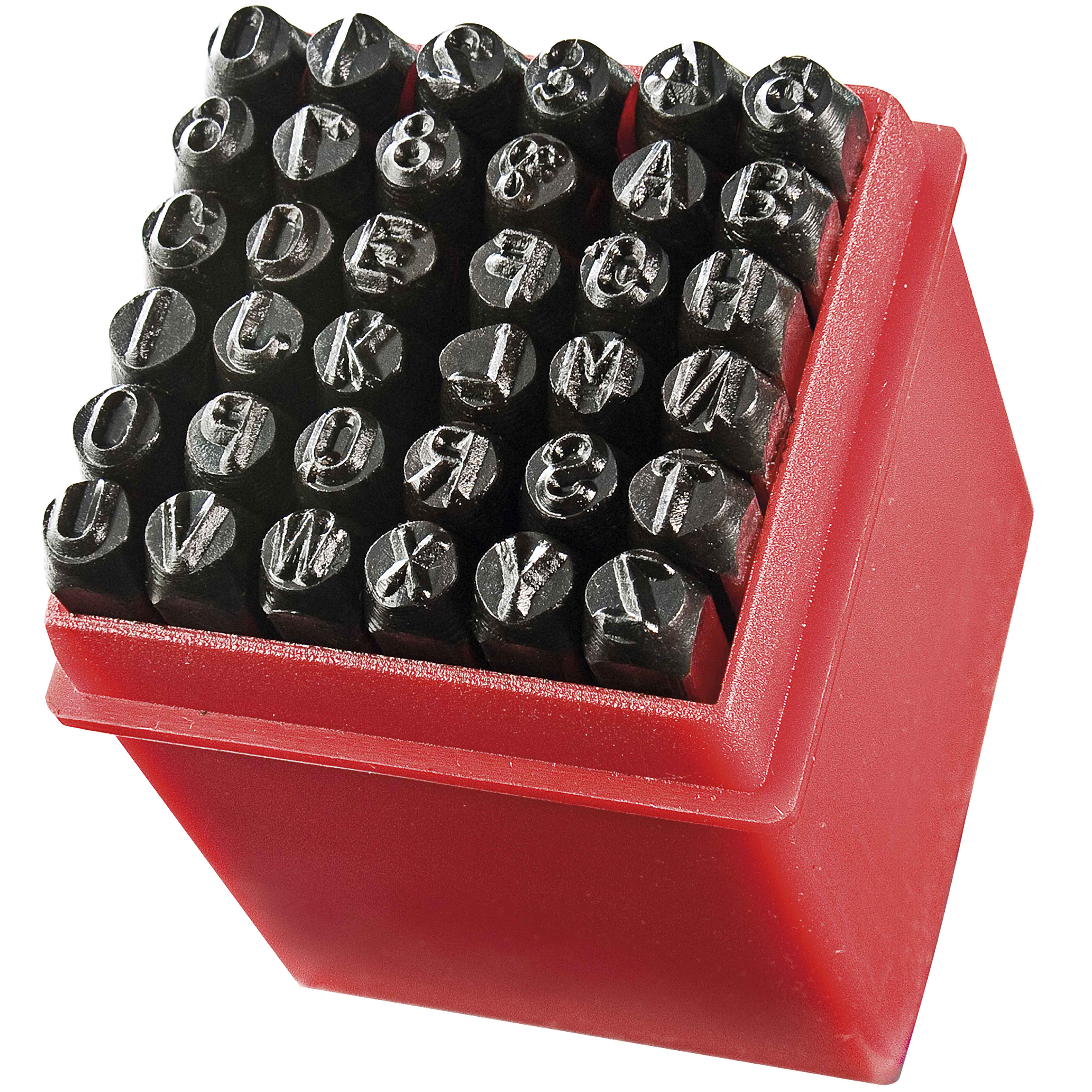Lettres et chiffres à frapper 36 pièces - 4
