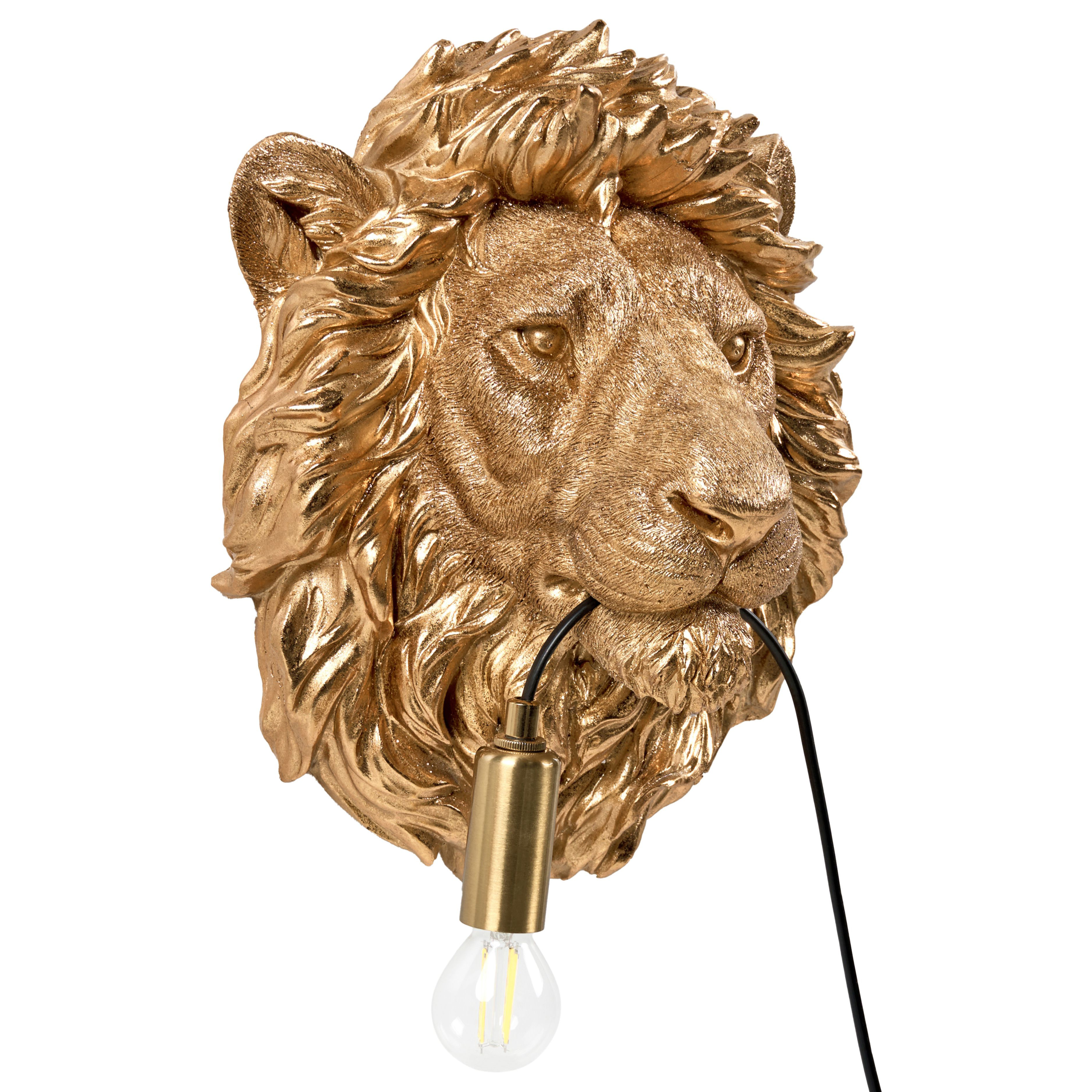 Leu Aplică de perete SIMBA Auriu