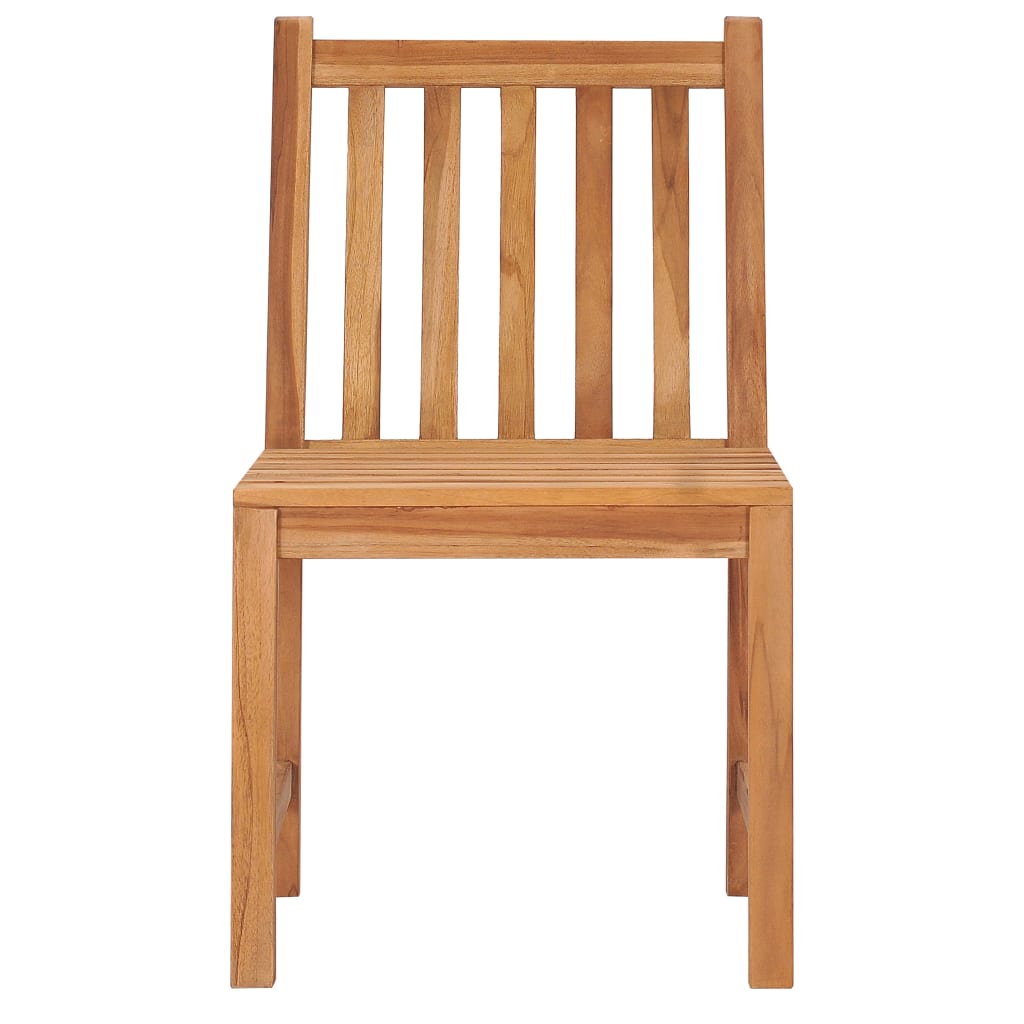 Maison Exclusive - Set da pranzo da giardino 3 pz 80x80 cm in legno massello di teak - 5