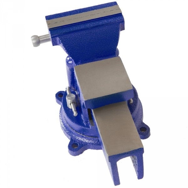 Morsa Da Banco 360° Con Ganasce 100 Mm – Incudine Integrata, Base Triangolare Per Officina