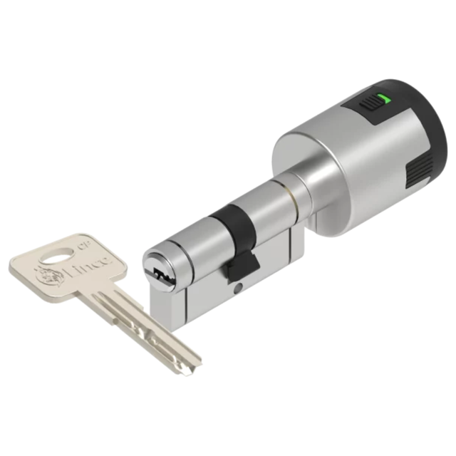 Abus 507168 - Profilo Cilindrico KD6XNP Z30/K30 B/SB, Con Pomello, Carta Codice E 5 Chiavi