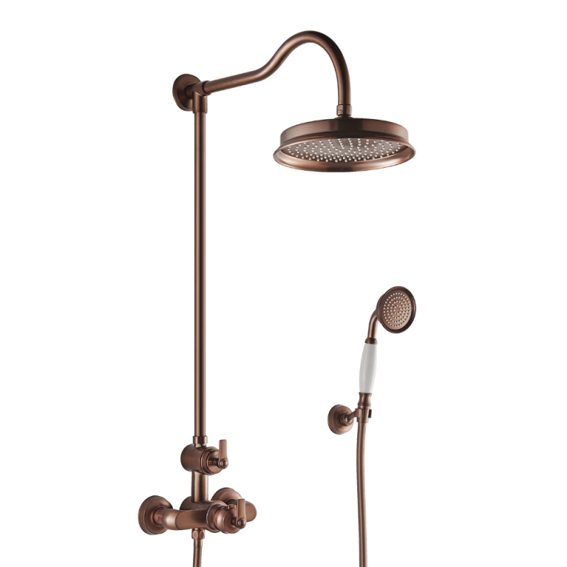 Columna de ducha termostática retro paini lady's auburn