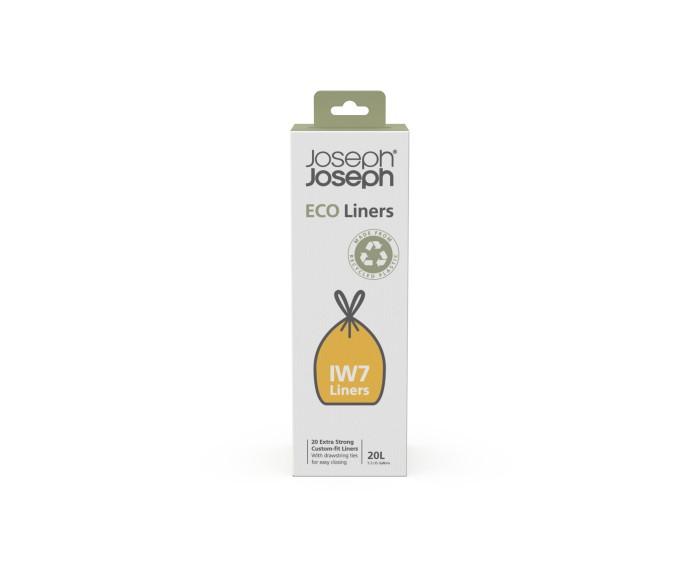 Joseph Joseph Worki na śmieci 20 sztuk 20l Eco szare