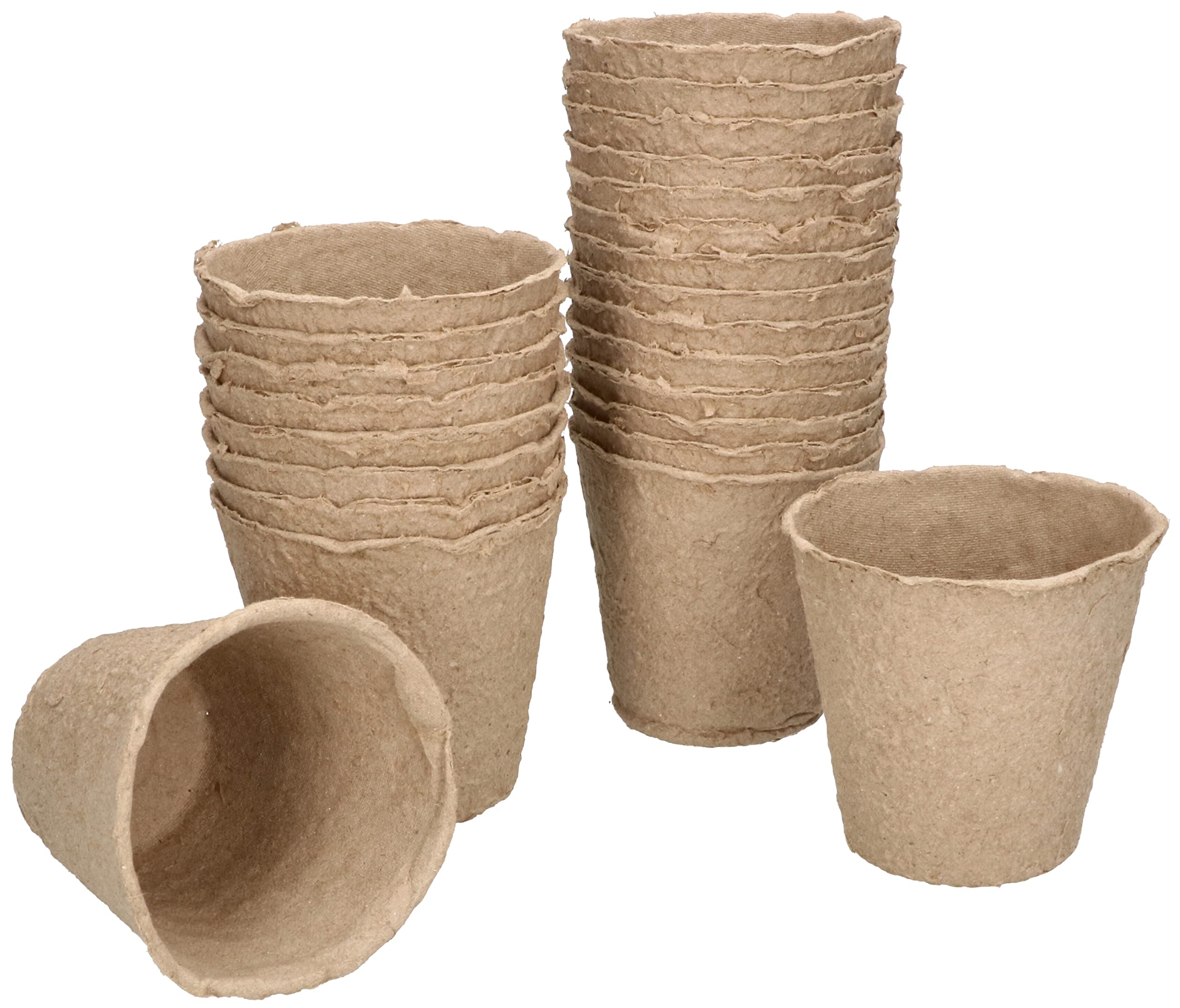 Zestaw 24x doniczki torfowe do rozsady wysiewu sadzonki biodegradowalne 8cm - KOTARBAU