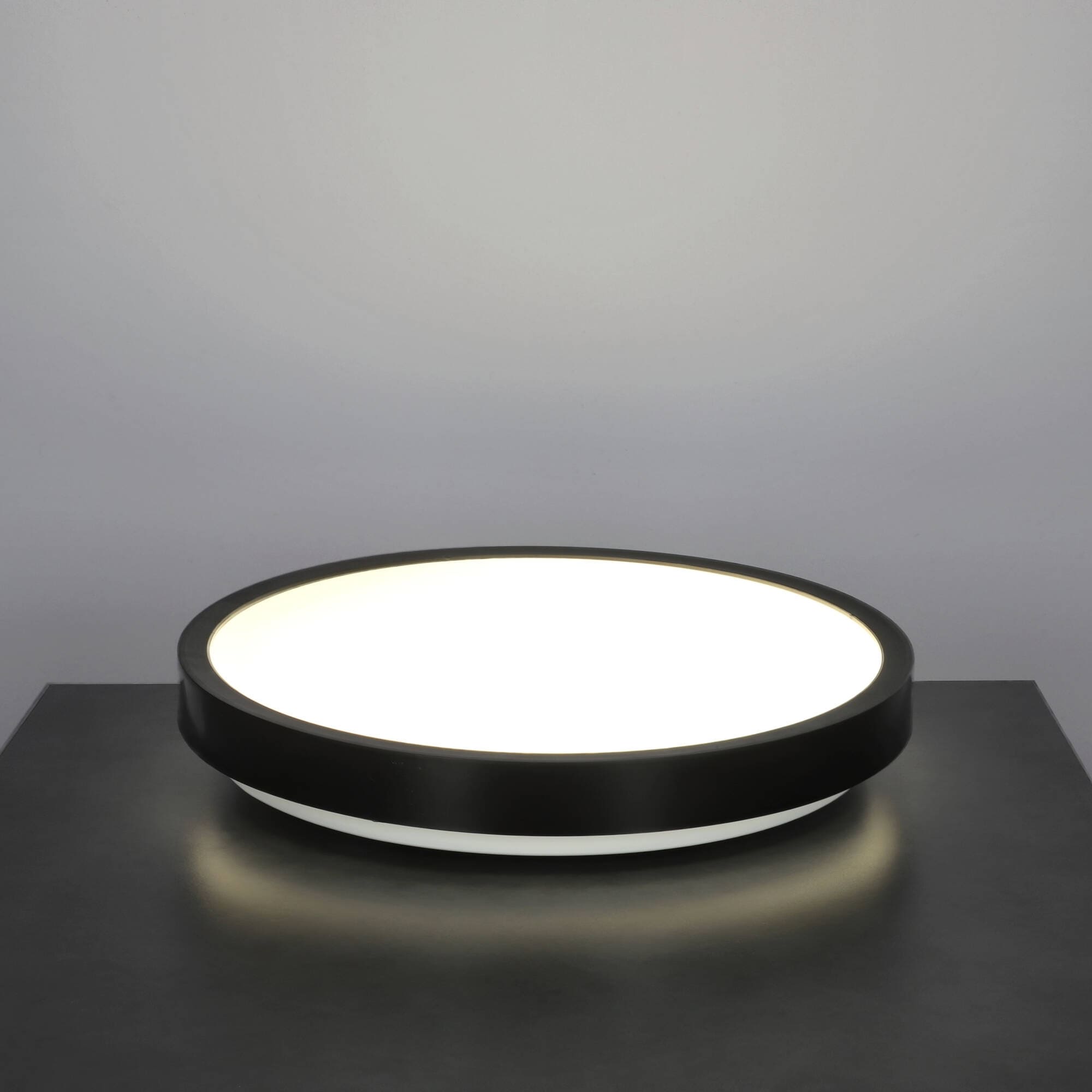 Plafon LED PERETI 18W czarny pierścień 29,5cm, 4000K barwa neutralna, 1800lm, IP44, 220-240V EDO SOLUTIONS - 2