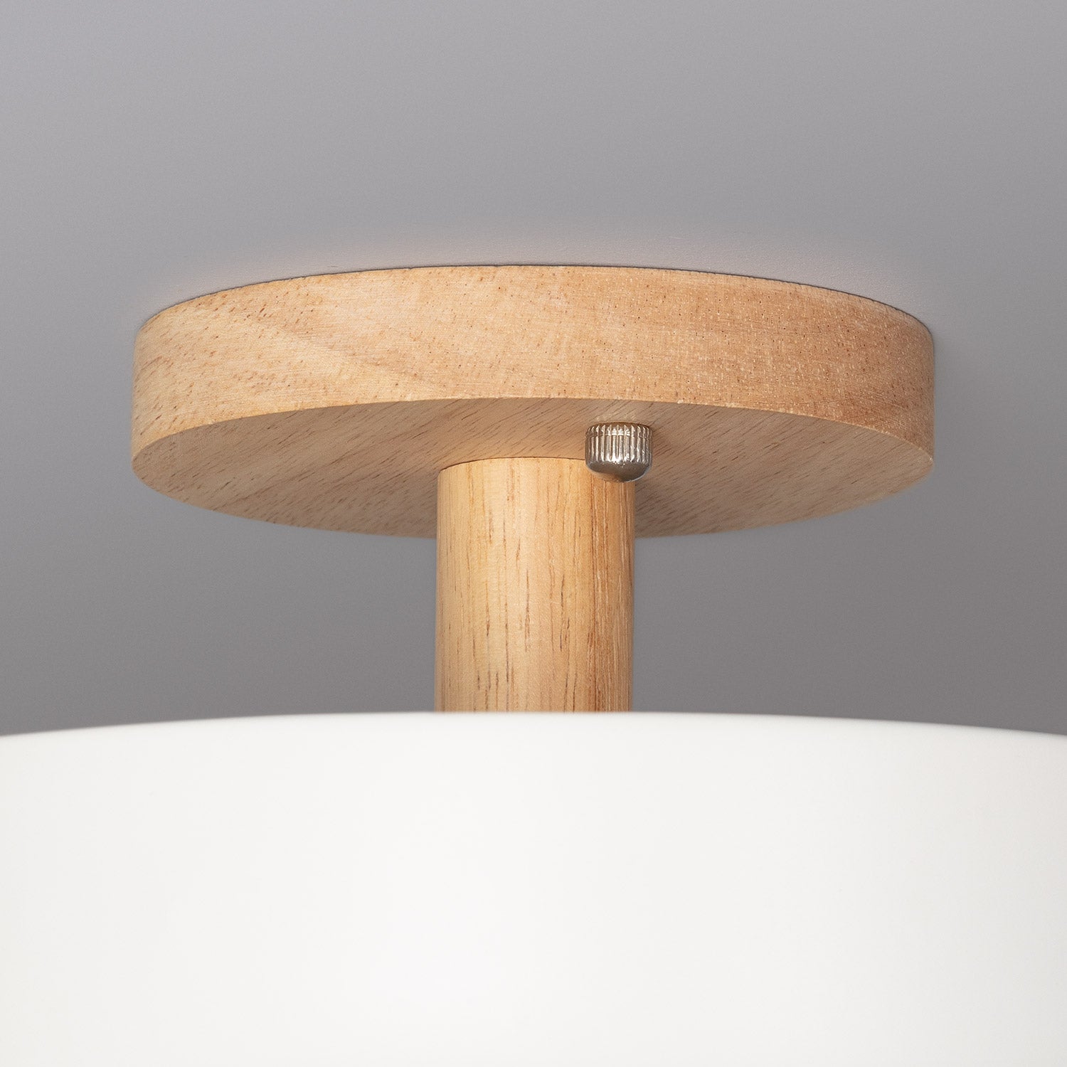 Ledkia Lámpara de Techo LED 12W Madera y Metal CCT Seleccionable Whisty Blanco - 3