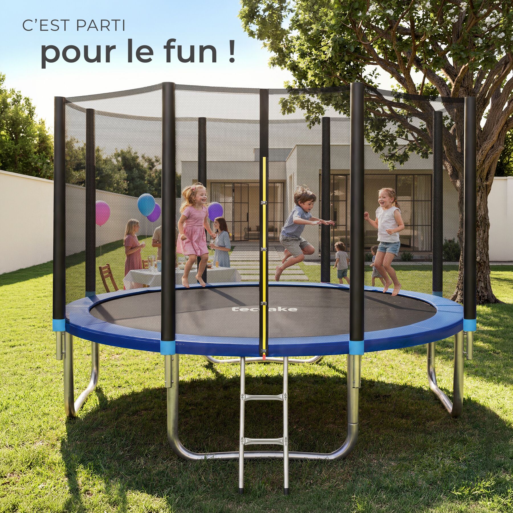 TECTAKE trampolim Ø 366 cm, GS certificado - 9