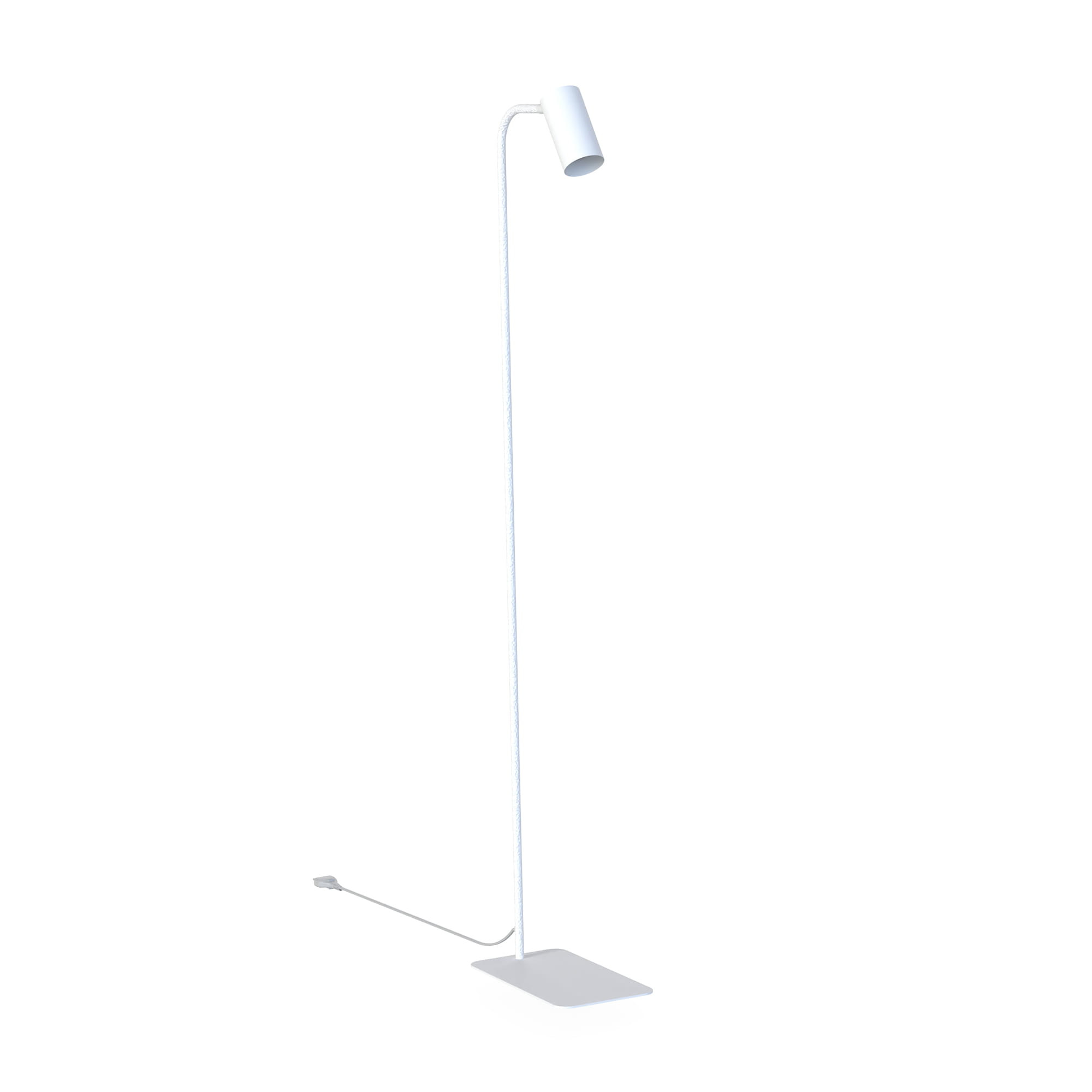 Lampa podłogowa stojąca Mono biała 1xGU10x10W wym: 130 x 24 x 27 cm metal Nowodvorski Lighting