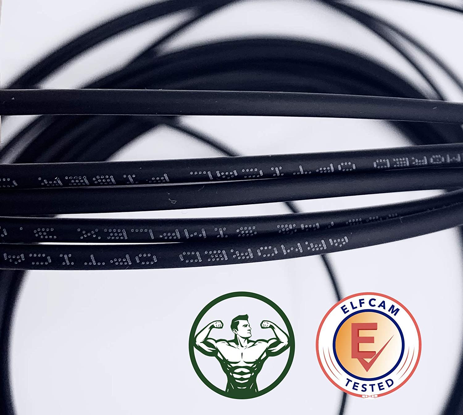 Elfcam® - 100M Cable a Fibre Optique en Acier Blinde, Convient aux Installations Exterieur et Interieur, Compatible avec Orange SFR Bou..., 100M - 7
