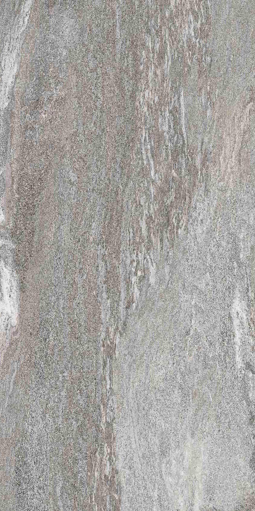 Carrelage sol/mur effet pierre gris moyen CORTILLE NERO l.120 x L.60 cm - 5