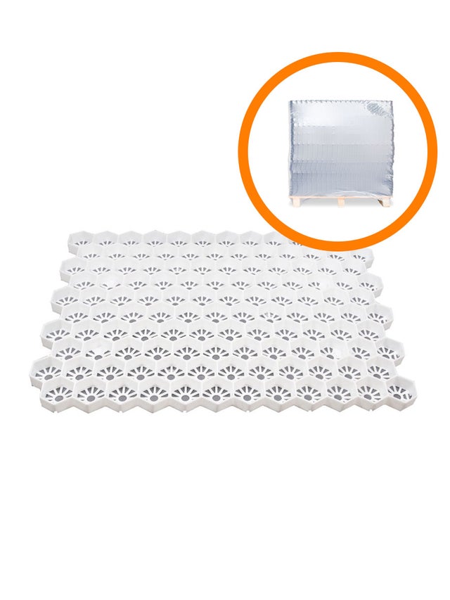 Action Palette complète stabilisateurs de gravier Easygravel 3XL blanc (35,82m2 = €13,93/m2)