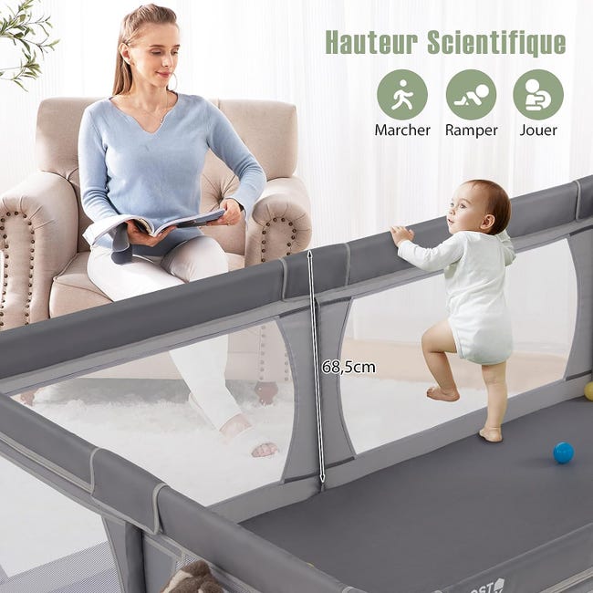 Parque Infantil Bebe, Corralito para Bebés, Valla de Corral para