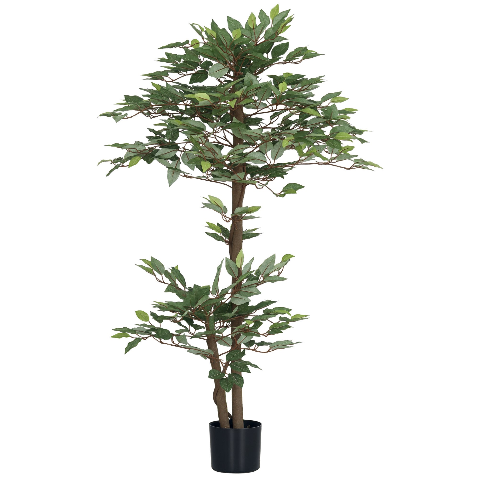 Essenza  Planta Artificial Ficus 150Cm Con 1008 Hojas Y Maceta, Decoración Interior Exterior Verde , Leroy Merlin