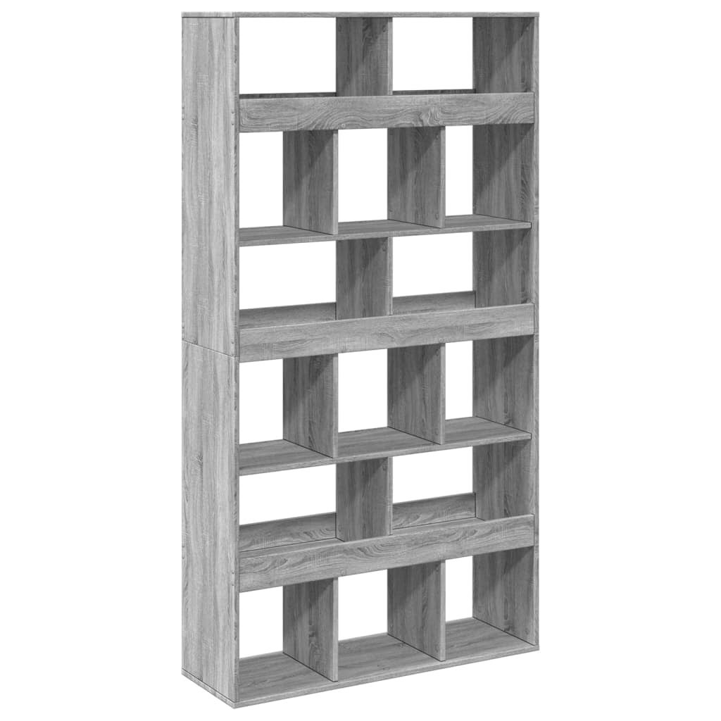 Biombo separador de ambientes - madera gris sonoma 100x33x187,5 cm