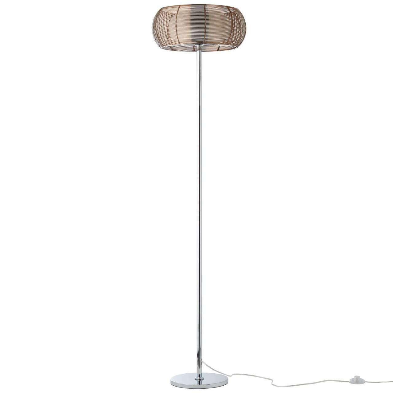 Lampa BRILLIANT, lampa sufitowa Woodrow 1-płomienna, jasnobrązowa, metal / bambus, 1x A60, E27, 60W, standardowe żarówki (brak w zestawie), A++. - 4