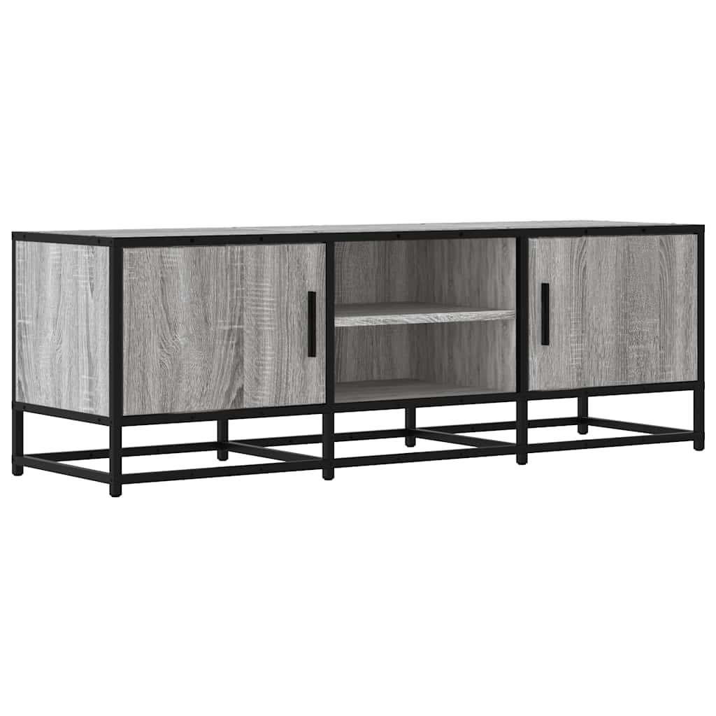 Maison Exclusive - Meuble TV sonoma gris 120x35x41 cm bois d'ingénierie et métal - 2