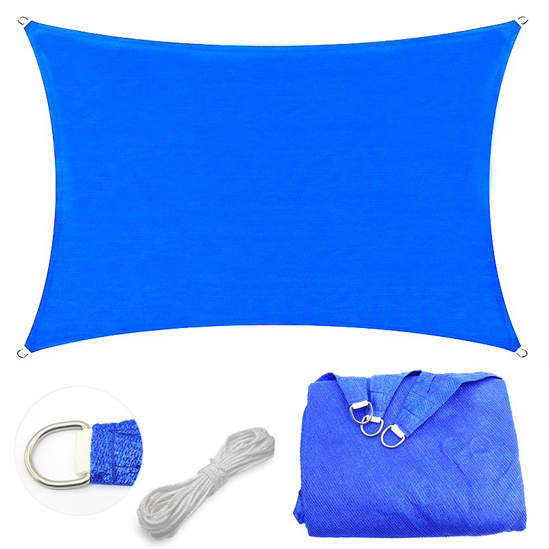 Voile D'ombrage Carrée Avec Protection UV Pour Terrasse, Jardin