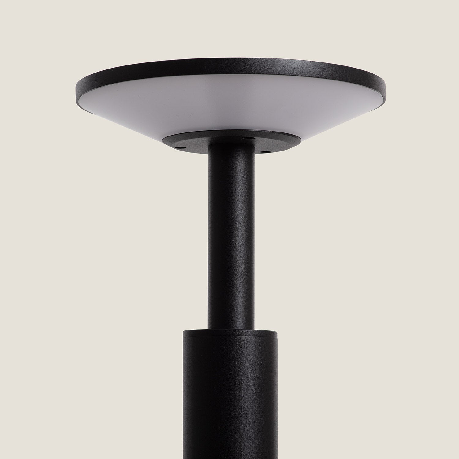 Ledkia - Lampioncino per Esterno LED 16W Alluminio Lhasa, 3000K L Nero Bianco Caldo, Alluminio,PC, IP65, 2300.0lm Aluminium,PC - 4