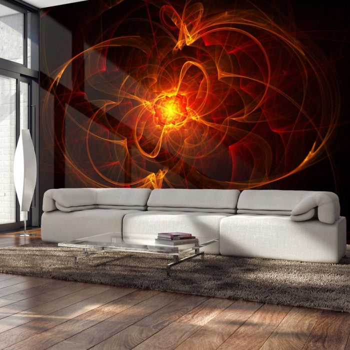 Papier Peint "Abstract Fire" 193 x 250 cm | Leroy Merlin