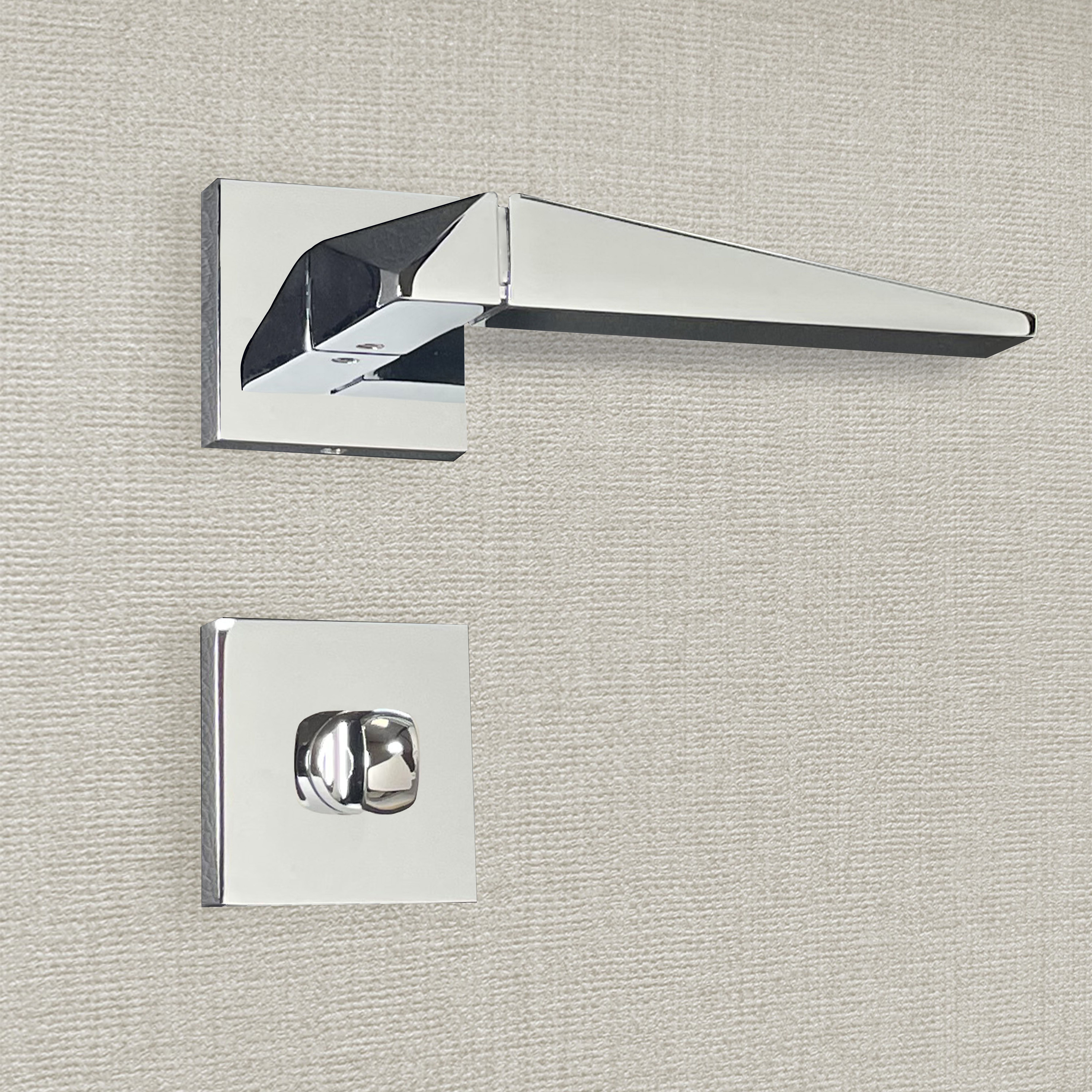 Bricard 984051 - Set Maniglie In Zamak Su Piastra Per Porta D'ingresso - Foto 4